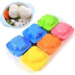 6 pi�ces / ensemble d'?ufs de dessin anim� moule boule de riz sushi kit de fabrication
