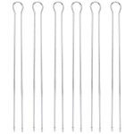 6 pi�ces fourchettes barbecue en m�tal, brochettes pour grill, id�al pour pique - nique et camping en ...