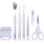 6 pi�ces outils de d�sherbage en vinyle accessoirespour vinyle auto - adh�sif, silhouette, htv, cam�es, ...