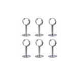 6 pices support barre rideau plafond plafond de support de tringle  rideau support de tringle pour ...