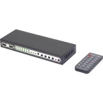 Speaka professional - 6 ports switch matrice hdmi avec fonction image dans l'image, avec t�l�commande ...