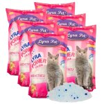 Lyra pet - 6 x 5 litres de liti�re pour chat � lyra power silica silicate
