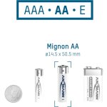 60 piles pour appareil auditif type 312 + 40 piles alcalines lr6 - ansmann
