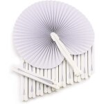 60 x eventail mariage personnalisable ? lot eventail blanc - ventail mariage - cadeau invites mariage ...