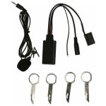 6000 cd device bt 5. 0 aux audio adapter microphone kit mains libres remplacement pour ford 6000cd stereo, ...