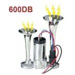 600db 12v double trompettes �lectrovanne �lectrique super fort voiture �lectrique klaxon d'air haut - ...
