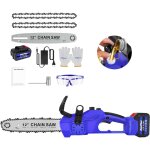 Lucn - 600w tronconneuse � batterie, 12 - pouces tron�onneuse electrique sans fil avec 1 x 4. 0ah batterie, ...