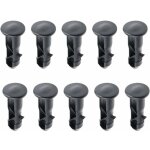 65 x18mm lot de 10 goupilles de charnire pour couvercle de poubelles  roulettes en plastique noir pour ...