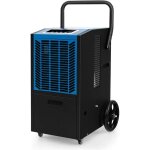 66l / jour d�shumidificateur industriel pour 418 m� - minuterie 24h, mobile avec pompe / tuyau de drainage ...