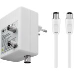 Goobay - amplificateur d'antenne avec 2 sorties, 15 - 30 db, pour connecter jusqu' deux rcepteurs pour ...