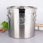 6l tanche  l'air pot alimentaire en acier inoxydable cuisine grain conteneur crales cuisine lait ...