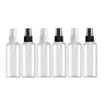 6pcs 100ml flacon vaporisateur, bouteille de voyage vide plastique réutilisables transparent atomiseur ... 6pcs 100ml flacon vaporisateur, bouteille de voyage vide plastique réutilisables transparent atomiseur ...