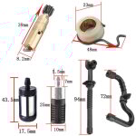 6pcs 1set kit de pi�ces de carburant pour tron�onneuse pour stihl ms180 / ms170 / 018 / 017