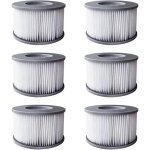 6pcs filtres de bain  remous pour mspa piscines gonflables, pompe  cartouche filtrante version amliore ...