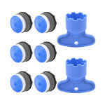 Aougo - 6pcs, mousseur m18. 5, embout cuisine salle de bain, aerateur de robinet d'evier plastique pour ...