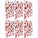 6pcs mur de fleurs artificielles mur rose fleurs artificielles décoration murale pour vitrine de mariage ... 6pcs mur de fleurs artificielles mur rose fleurs artificielles décoration murale pour vitrine de mariage ...