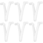 6pcs piscine d'approvisionnement papillon v clip pour piscine spa brosse feuille rteau feuille skimmer ...