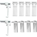 6pcs support de serrage pour rideaux enrouleurs 6 pi�ces sans percer support de serrage store enrouleur ...