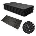 Einfeben - 6x dalle terrasse composite effet bois dalles de jardin clipsables en bois composite wpc 60 ... Einfeben - 6x dalle terrasse composite effet bois dalles de jardin clipsables en bois composite wpc 60 ...