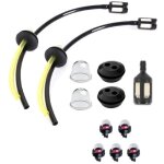 7 pi�ce tuyaux d'essence avec filtre, 5 pack general snap - in primer bulb, tuyau de carburant pour d�broussai ...