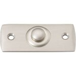 Bouton de sonnette 1x heidemann 70409 nickelé 24 v / 1 a Bouton de sonnette 1x heidemann 70409 nickelé 24 v / 1 a