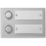 70722 bouton de sonnette x2 24 v / 1 a - heidemann