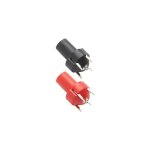 Pomona electronics - 73096 - 0 prise de scurit en ligne 4 mm pour pcb noir