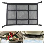78 x 53 cm, filet de rangement pour plafond de voiture, boucle en d r�glable, organiseur de rangement ...