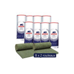 Ursa - 8 paquets de 2 rouleaux laine de verre hometec 35 mob ep. 150mm - 36, 64m� - r 4. 25