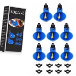 8 pcs, abreuvoir poulet plastique, abreuvoir poulet automatique, abreuvoir poules, abreuvoir poulet bleu, ...