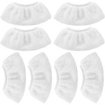 8 pcs bonnettes microfibre pour k�rcher, chiffons pour buse � main accessoire pour nettoyeurs vapeur ...