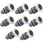 Petites ecrevisses - 8 pcs roulette porte douche coulissante 19mm rouleaux pour salle de bains roulettes ... Petites ecrevisses - 8 pcs roulette porte douche coulissante 19mm rouleaux pour salle de bains roulettes ...