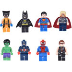 8 pi�ces blocs de construction mini figurines inspir�es de films, id�es cadeaux anniversaire et f�tes ...