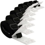 8 pices enrouleur de bche pour piscine sangles et clips de fixation pour les enrouleurs moulinet de ...