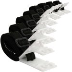 8 pièces enrouleur de bâche pour piscine sangles et clips de fixation pour les enrouleurs moulinet de ... 8 pièces enrouleur de bâche pour piscine sangles et clips de fixation pour les enrouleurs moulinet de ...
