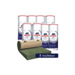Ursa - 8 rouleaux laine de verre mrk 35 terra revtu kraft - ep. 240mm - 25, 92m - r 6. 85