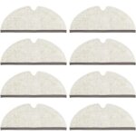 8 serpillre accessoires pour roborock q7 max plus / q7 max / q7 plus / q7 robot aspirateur, chiffons ...