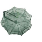 8 trous) 1 pi�ce filet de p�che pliant, sac de p�che lanc� � la main, cage de p�che