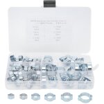 80pcs collier de serrage de carburant � double oreille pince v�hicule 360 � conception 6 tailles - eosnow ...