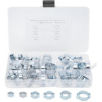 80pcs collier de serrage de carburant � double oreille pince v�hicule 360 � conception 6 tailles - eosnow ...