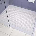 80x50cm tapis de douche rectangulaire grande salle de bain tapis antid�rapant m�nage salle de douche ...