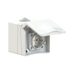 8630v prise de courant en saillie protection contre les ballons ip44 blanc x92148 - pce