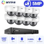8ch kit de vidosurveillance 4k poe nvr 85mp camra full hd ir vision nocturne camra dme tanche dtection ...