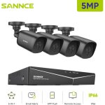 8ch kit de vidosurveillance 5mn dvr 4  5mp camra vision nocturne ir ip66 tanche systme camra curit ...