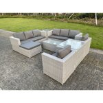 9 places meubles de jardin en rotin ave canapé à 3 places 2 fauteuil 2 table d'appoint table basse grand ... 9 places meubles de jardin en rotin ave canapé à 3 places 2 fauteuil 2 table d'appoint table basse grand ...