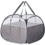 90 l grand panier � linge pop up, panier � linge pliable en maille, grand panier � linge pop up panier ...