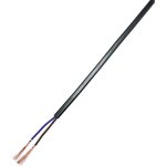 93030c520 cble de raccordement 2 x 1 mm noir 20 m - tru components