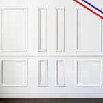 99dco - kit de 8 moulures murales en pin des landes - apolline d - 100% pefc - prt  coller et peindre ...