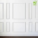 99d�co - kit de 8 moulures murales en pin des landes - justine a - 100% pefc - pr�t � coller et peindre ...