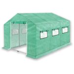 9m² serre en aluminium tente à tomates tente en aluminium pour jardin fête d'hiver vert 4. 5x2x2m - uisebrt ... 9m² serre en aluminium tente à tomates tente en aluminium pour jardin fête d'hiver vert 4. 5x2x2m - uisebrt ...